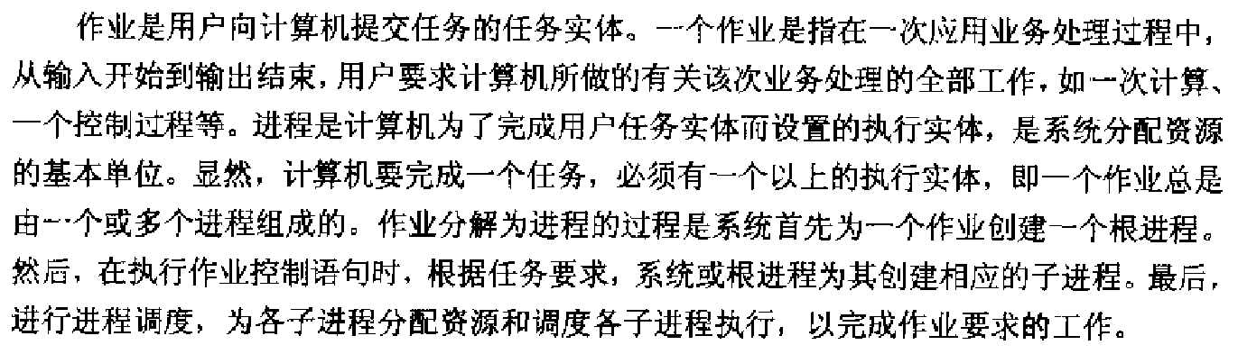 各级调度的关系