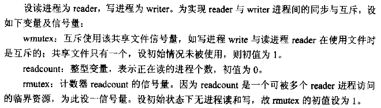 读者歇者问题分析