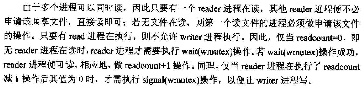 读者歇者问题分析